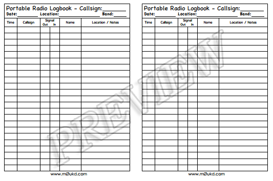 Amateur Radio Logbook 29