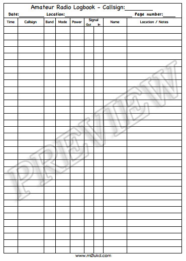 communications log book ham radio logbook software