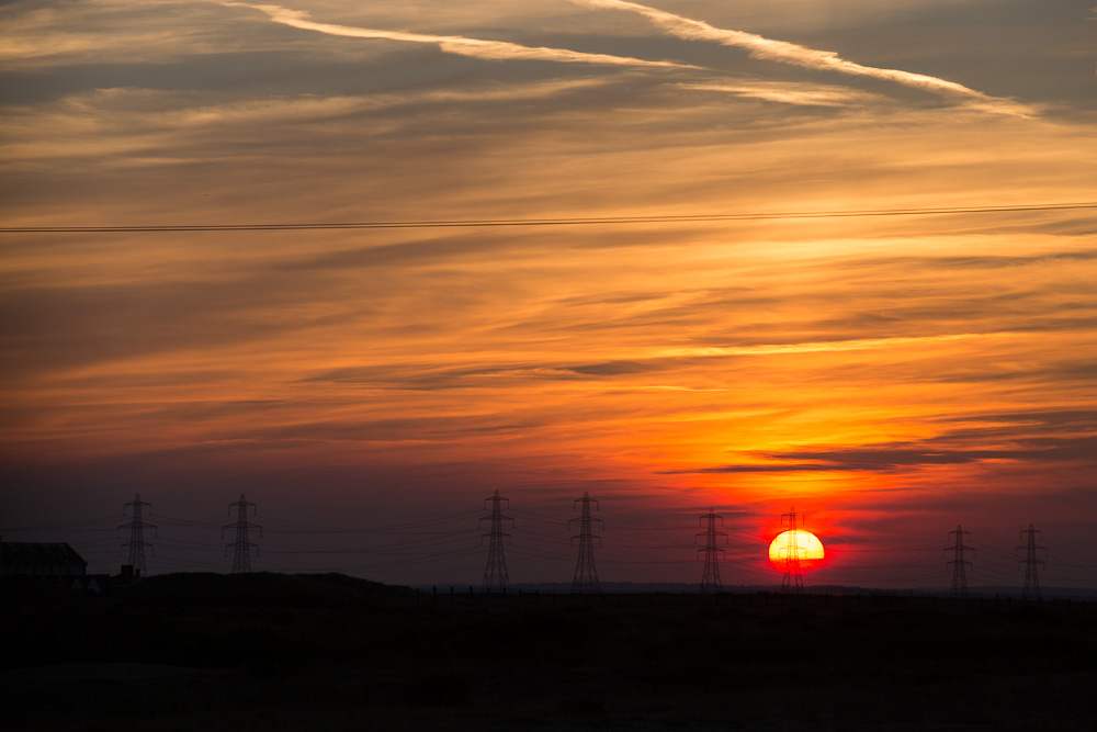 Sunset at Dungeness
